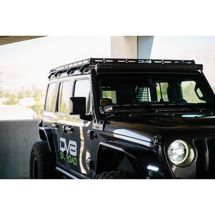 DV8 Offroad | Jeep JL &amp; JT A-Pillar Dual Light Pod Mounts