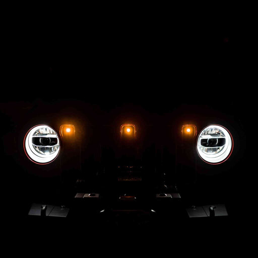 DV8 Offroad | Jeep Wrangler JL Amber Grille Lights