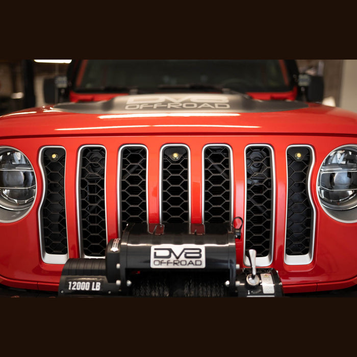 DV8 Offroad | Jeep Wrangler JL Amber Grille Lights