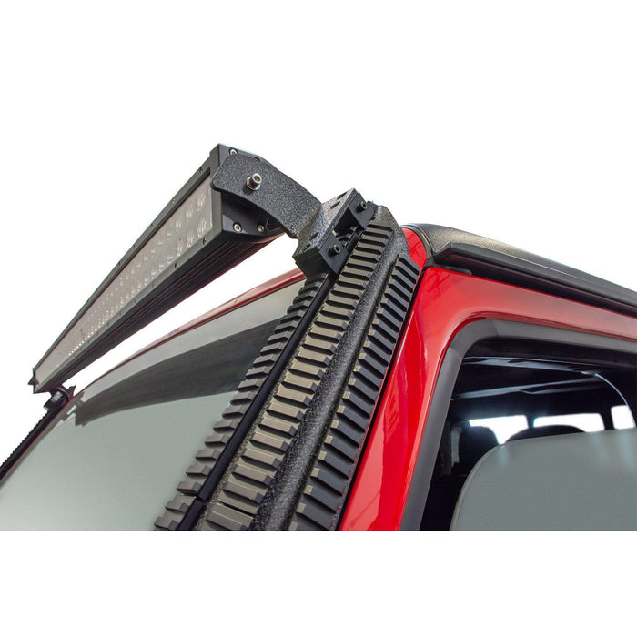 DV8 Offroad | Jeep Wrangler JL And Gladiator JT A-Pillar Mount With Rail Accessory Mount System