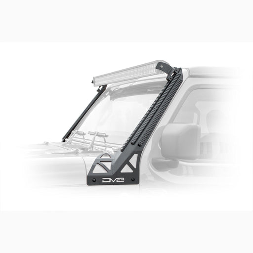 DV8 Offroad | Jeep Wrangler JL And Gladiator JT A-Pillar Mount With Rail Accessory Mount System