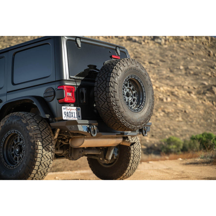 DV8 Offroad | Jeep Wrangler JL MTO Series Bumper Spare Tire Swing Gate