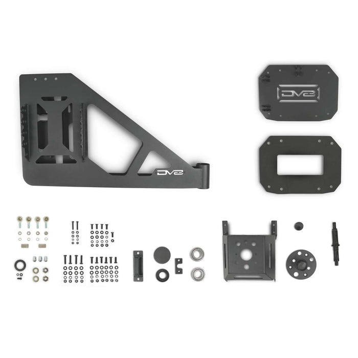 DV8 Offroad | Jeep Wrangler JL MTO Series Bumper Spare Tire Swing Gate