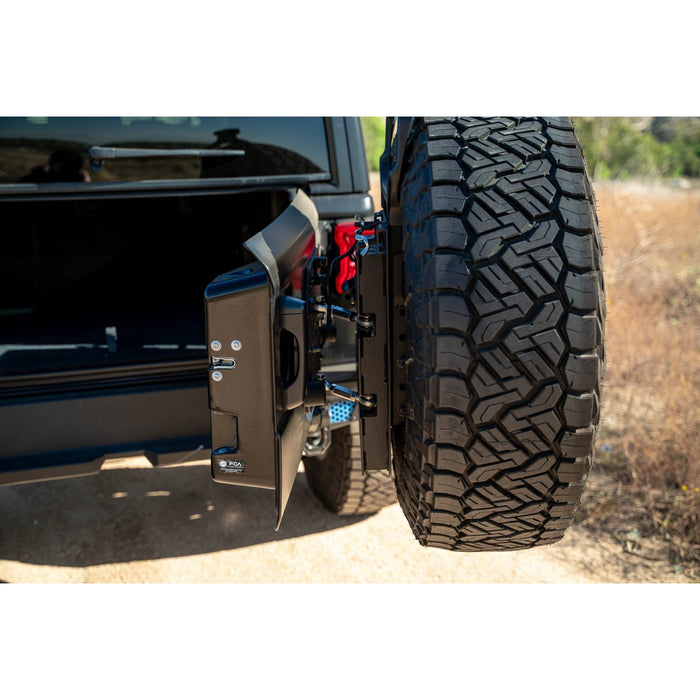 DV8 Offroad | Jeep Wrangler JL MTO Series Bumper Spare Tire Swing Gate