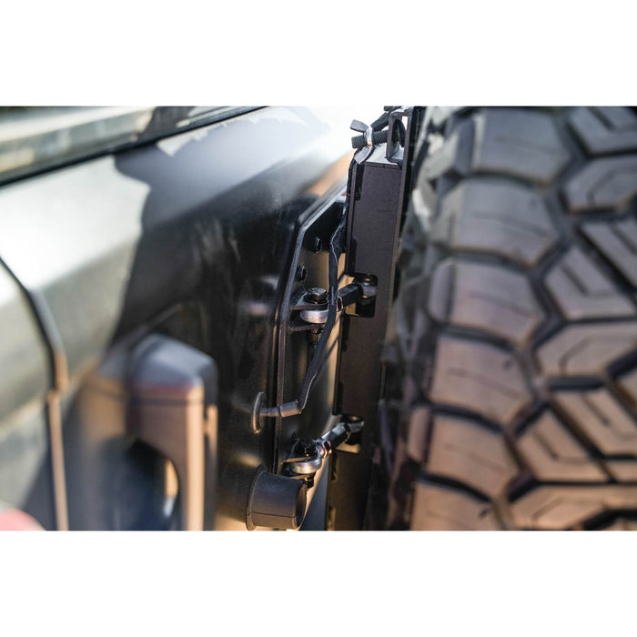 DV8 Offroad | Jeep Wrangler JL MTO Series Bumper Spare Tire Swing Gate