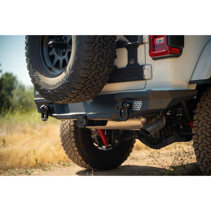 DV8 Offroad | Jeep Wrangler JL MTO Series Rear Bumper w/ Optional Tire Carrier