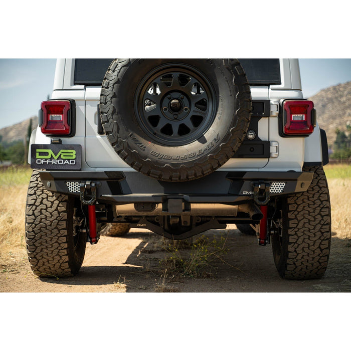 DV8 Offroad | Jeep Wrangler JL MTO Series Rear Bumper w/ Optional Tire Carrier