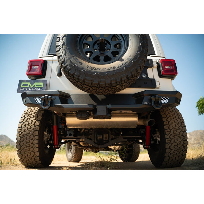 DV8 Offroad | Jeep Wrangler JL MTO Series Rear Bumper w/ Optional Tire Carrier