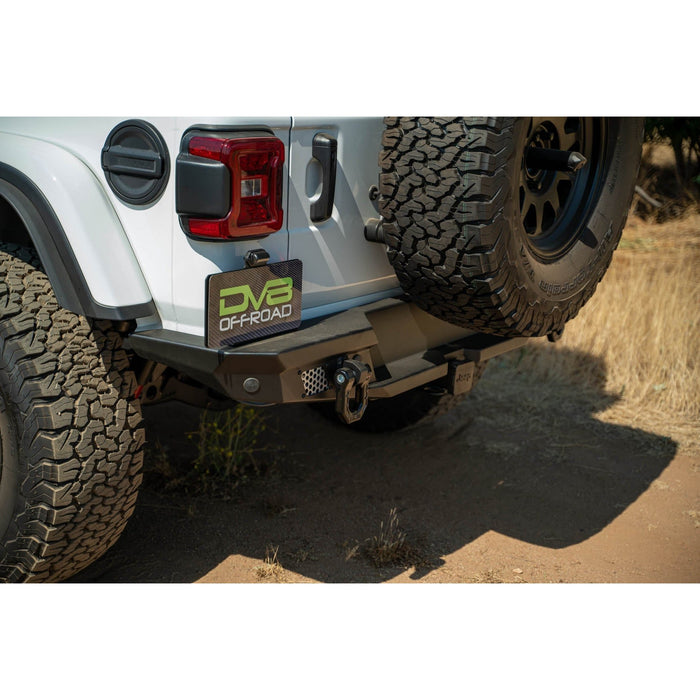 DV8 Offroad | Jeep Wrangler JL MTO Series Rear Bumper w/ Optional Tire Carrier