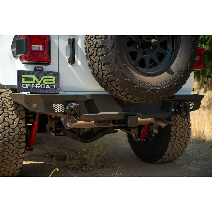 DV8 Offroad | Jeep Wrangler JL MTO Series Rear Bumper w/ Optional Tire Carrier