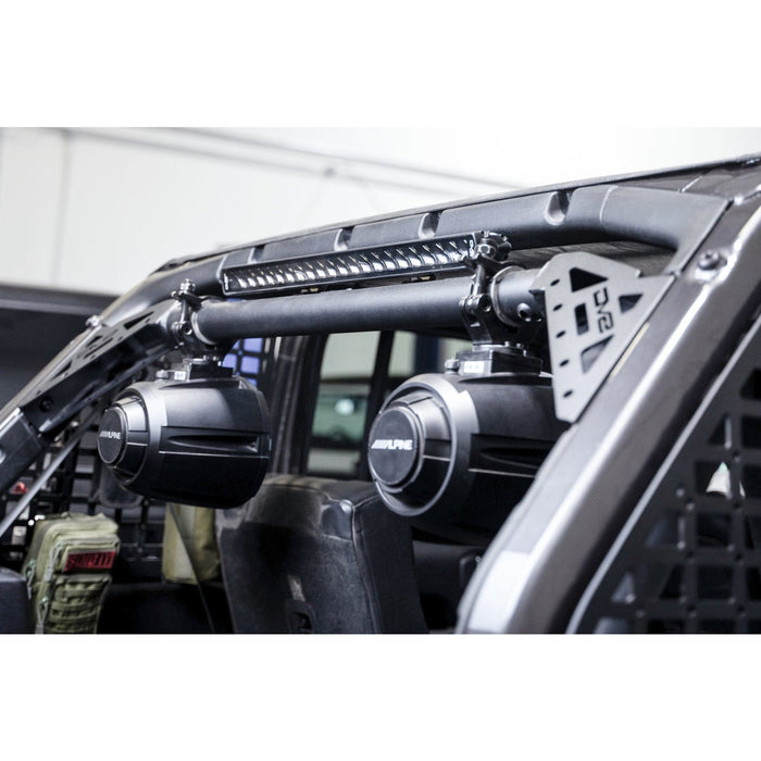DV8 Offroad | Jeep Wrangler JL Rear Speaker & Light Bar Mount
