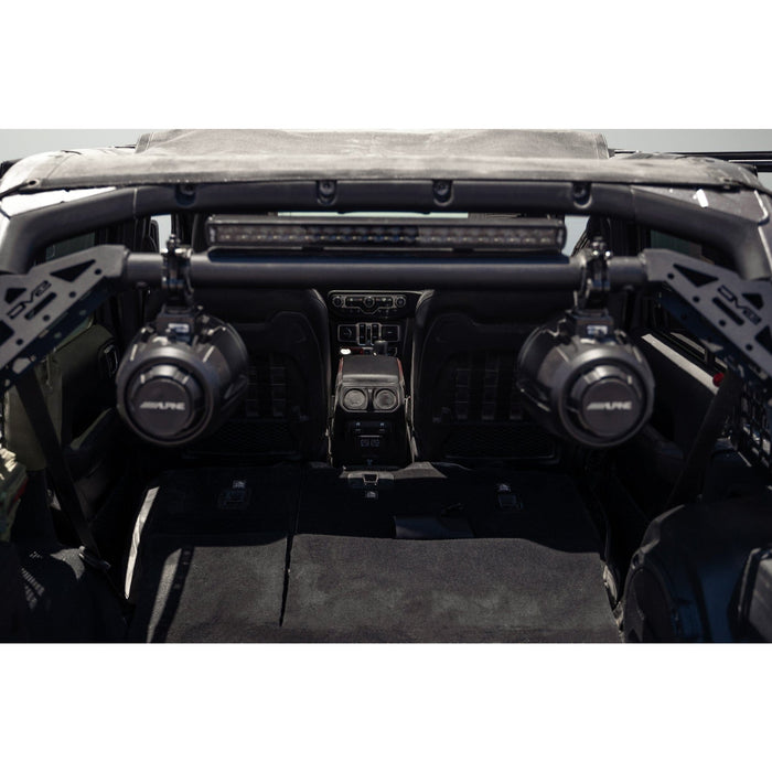 DV8 Offroad | Jeep Wrangler JL Rear Speaker & Light Bar Mount