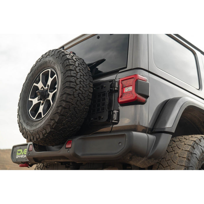 DV8 Offroad | Jeep Wrangler JL Tailgate Reinforcement Molle Panel