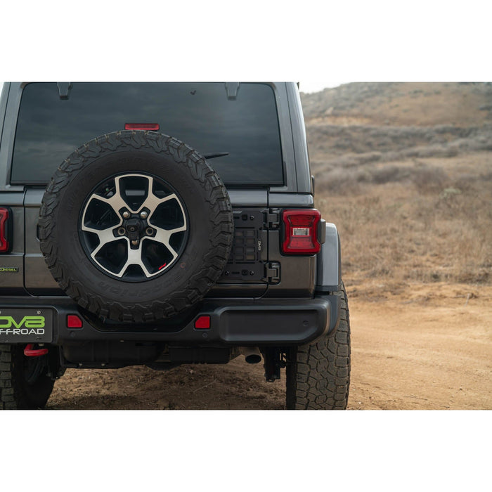 DV8 Offroad | Jeep Wrangler JL Tailgate Reinforcement Molle Panel