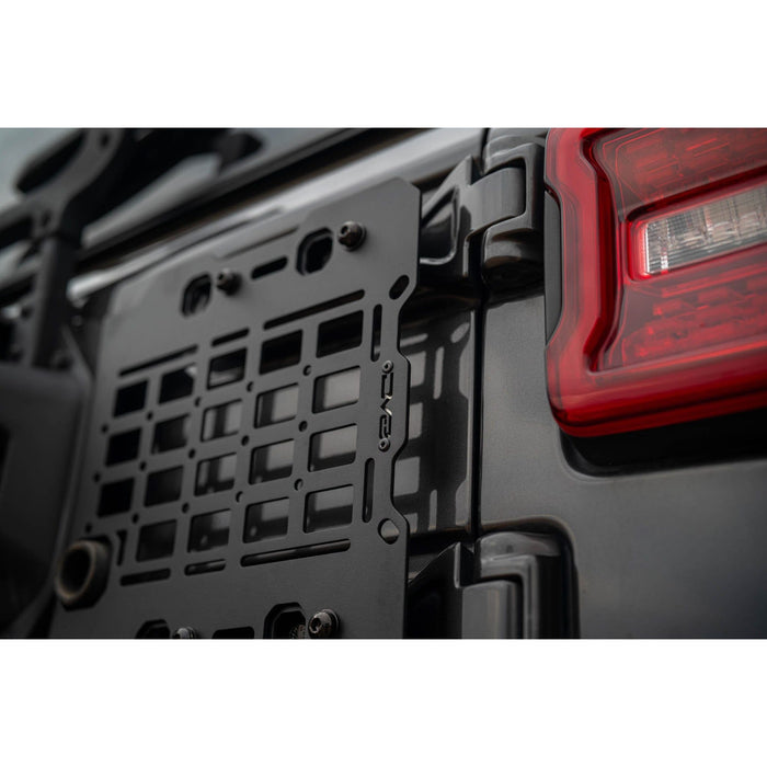 DV8 Offroad | Jeep Wrangler JL Tailgate Reinforcement Molle Panel