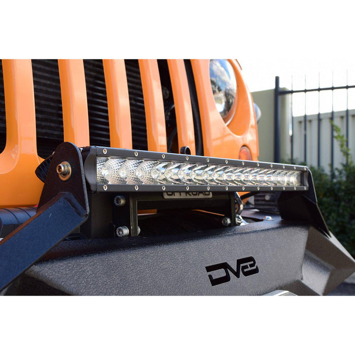 DV8 Offroad | Single Row LED Light Bar With Chrome Face