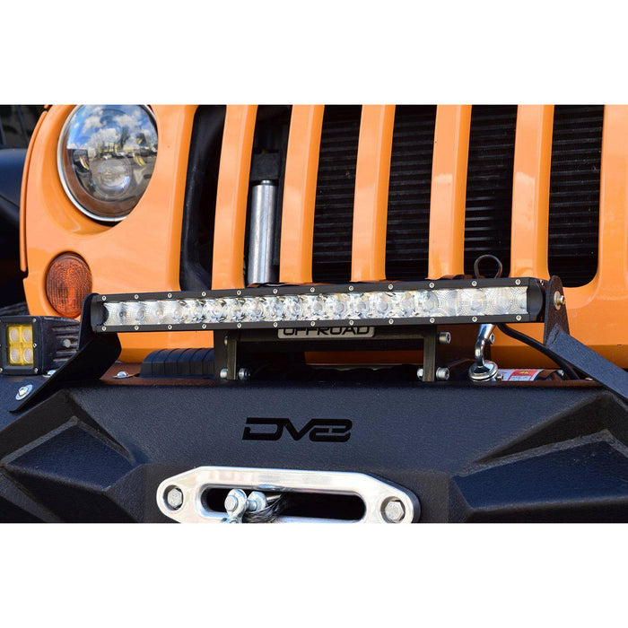 DV8 Offroad | Single Row LED Light Bar With Chrome Face