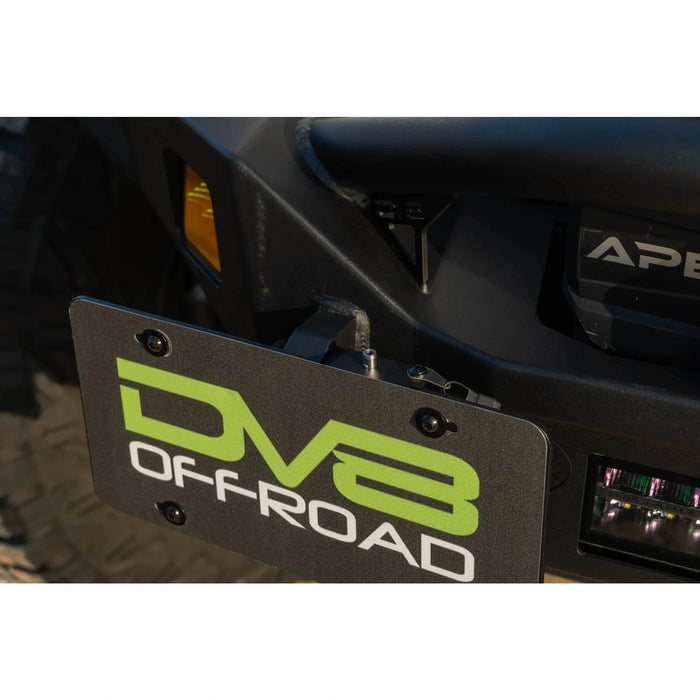 DV8 Offroad | Universal Quick Release D-Ring License Plate Mount
