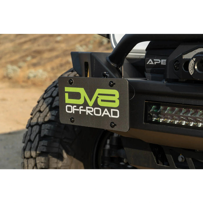DV8 Offroad | Universal Quick Release D-Ring License Plate Mount