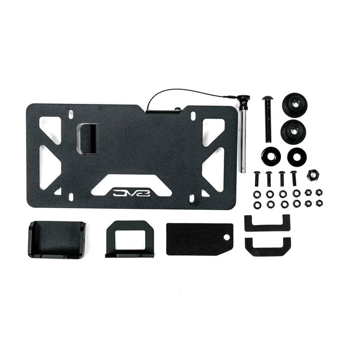 DV8 Offroad | Universal Quick Release D-Ring License Plate Mount