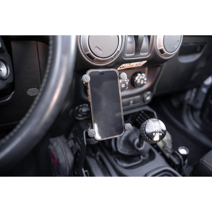 DV8 Offroad | Wrangler JK Center Console Molle Panels with Digital Device Bridge