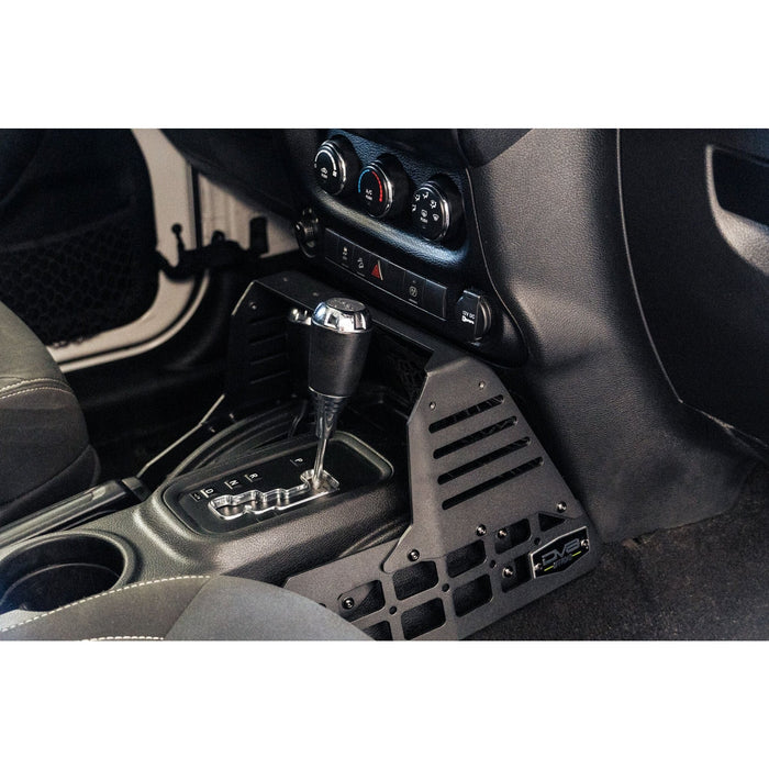 DV8 Offroad | Wrangler JK Center Console Molle Panels with Digital Device Bridge