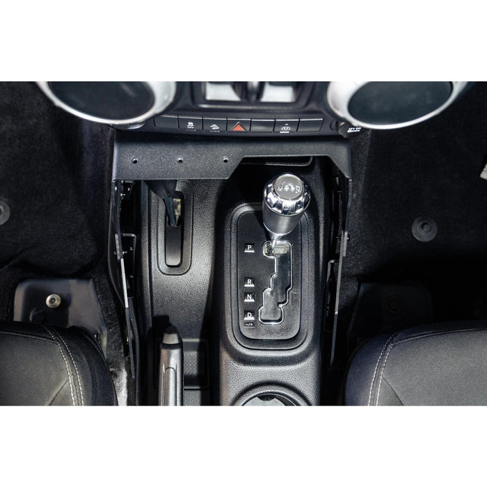 DV8 Offroad | Wrangler JK Center Console Molle Panels with Digital Device Bridge