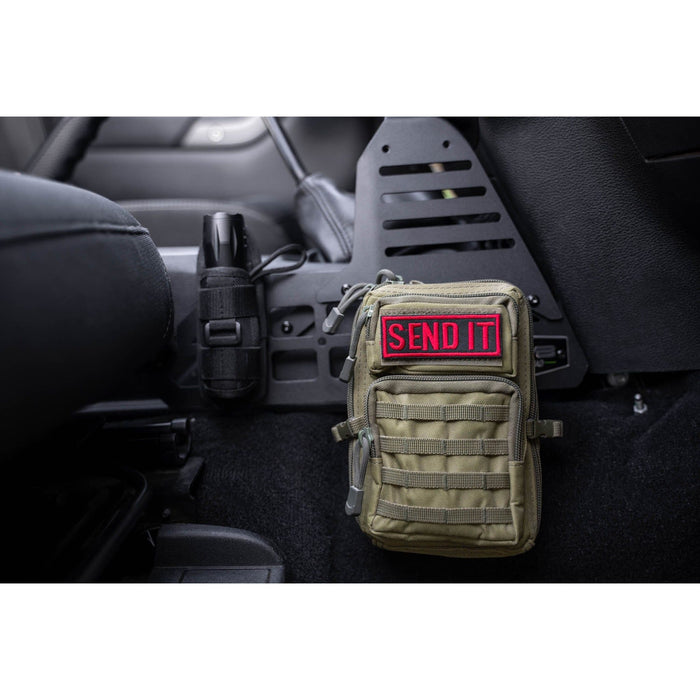 DV8 Offroad | Wrangler JK Center Console Molle Panels with Digital Device Bridge