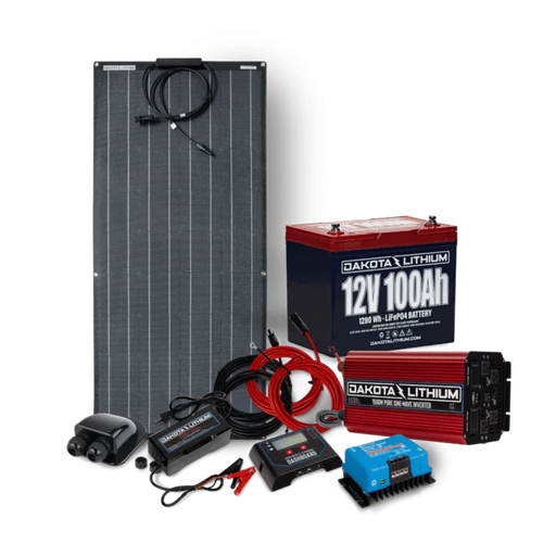 Dakota Lithium | 12v 100Ah Off-Grid Solar Power System