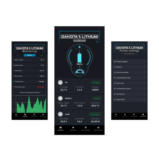 Dakota Lithium | Battery Monitor & Solar Integration Kit with DL Dashboard Bluetooth App