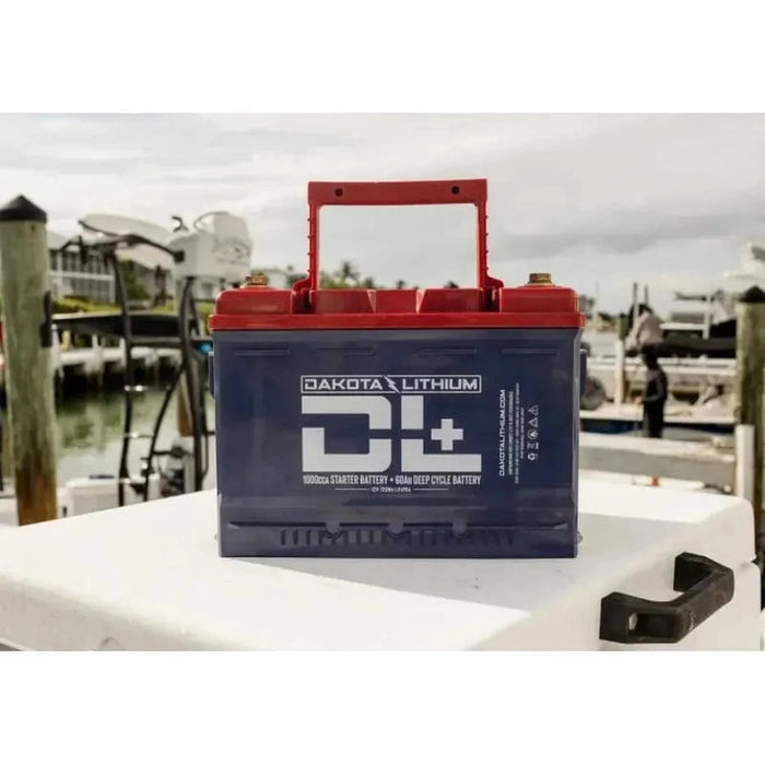 Dakota Lithium | DL+ 12v 60Ah LiFePO4 Golf Cart & 1000 CCA Automotive Starter Battery