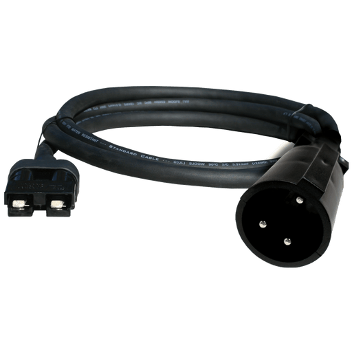 Dual Pro | Club Car Round 3 Pin Charger Cable Assembly 7ft image 1