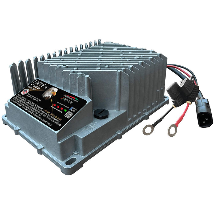 Dual Pro | EAGLE HF ES800 24V Marine Charger with Ring Terminals & Inline Blade Fuses