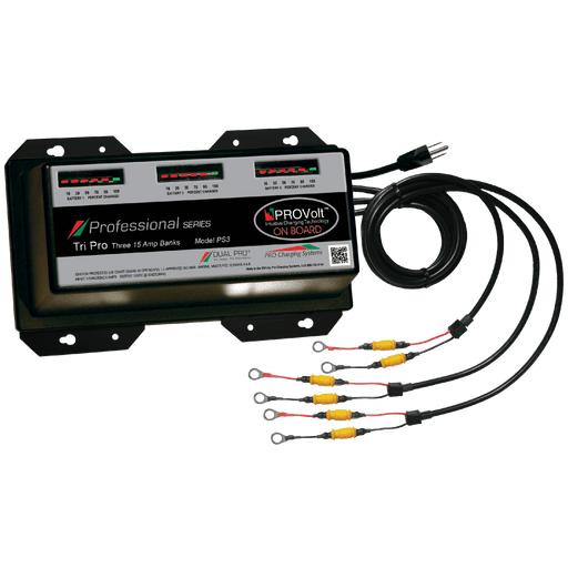 Dual Pro | PS3 3-Bank Marine 45A On Board Charger – Professional Series