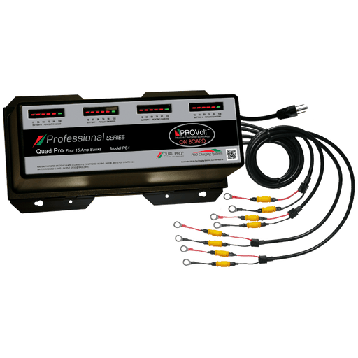 Dual Pro | PS4 4-Bank 60A Marine On Board Charger – Professional Series PS4