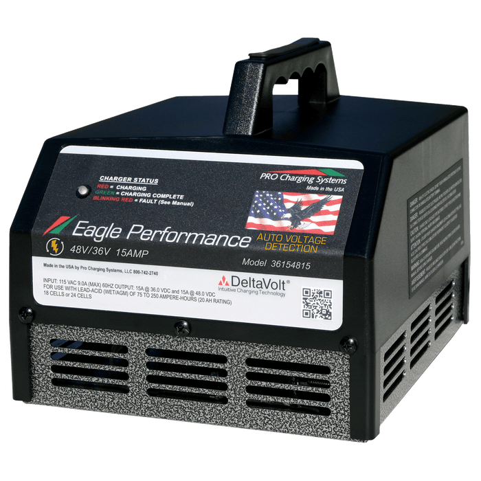 Dual Pro | Portable Auto-Detect Golf Cart Charger – Eagle Performance Series Autodetect image 1