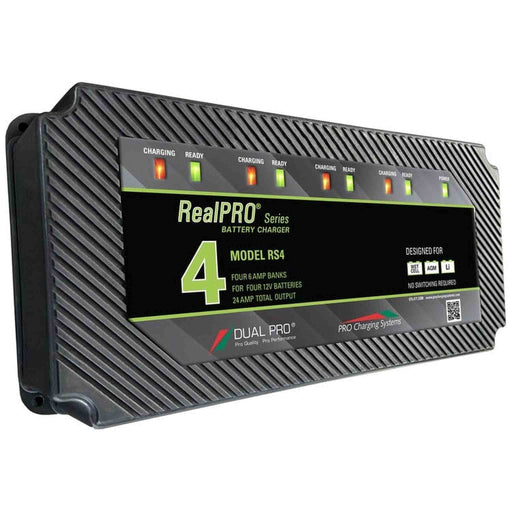 Dual Pro | RS4 24A 4‑Bank Waterproof Charger – RealPRO Series