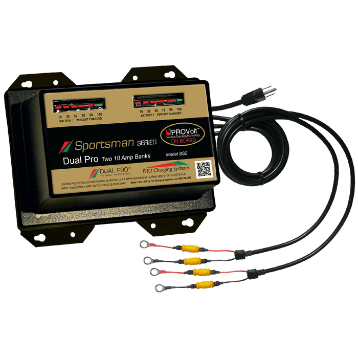 Dual Pro | SS2 2-Bank 30A Marine On Board Charger – Sportsman Series