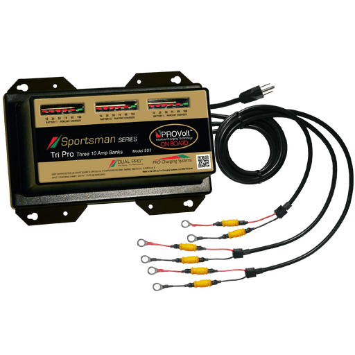Dual Pro | SS3 3‑Bank 30A Marine On Board Charger – Sportsman Series