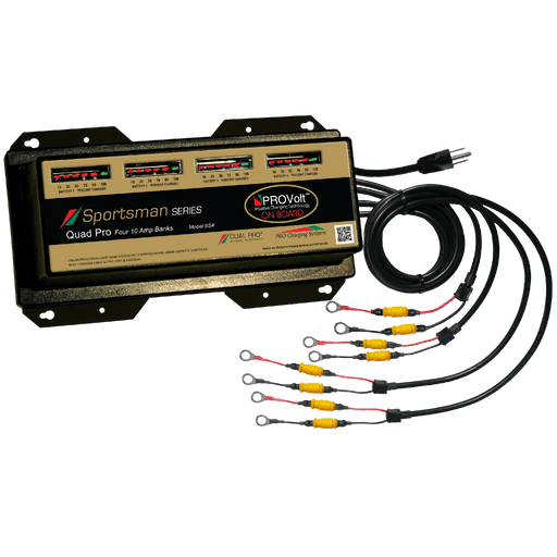 Dual Pro | SS4 4‑Bank 40A Marine On Board Charger – Sportsman Series