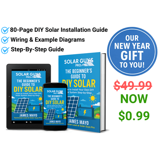 E-Book: The Beginner’s Guide to DIY Solar: How to Install Your Own DIY Solar System Step-by-Step