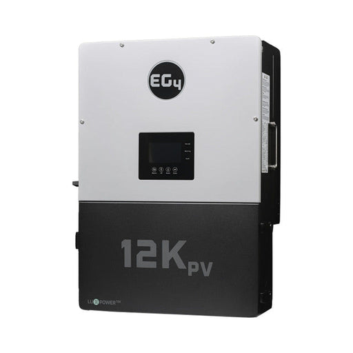 EG4 | 12kPV Hybrid Inverter | 48V | 12000W Input | 8000W Output | 120/240V Split Phase + EG4-WallMount Indoor Battery 280AH | 51.2V | 14.3kWh BNDL-E0012