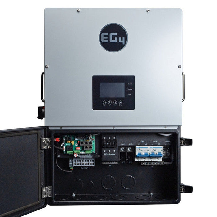 EG4 | 12kPV Hybrid Inverter | 48V | 12000W Input | 8000W Output | 120/240V Split Phase | RSD | All-In-One Hybrid Solar Inverter