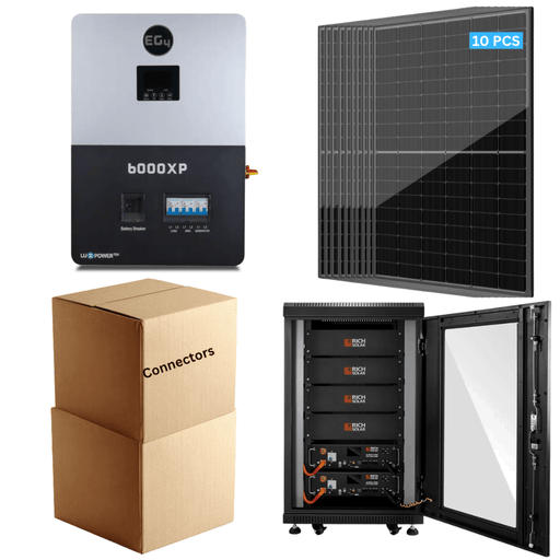 EG4 ADVANCED Pro Solar Kit - 4.40kW Solar + 10.24kWh Battery | Complete Solar Off-Grid Kit
