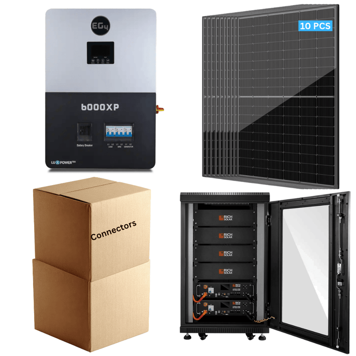 EG4 ADVANCED Pro Solar Kit - 4.40kW Solar + 10.24kWh Battery | Complete Solar Off-Grid Kit