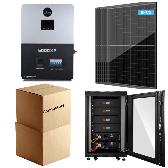 EG4 ADVANCED Solar Kit - 3.52kW Solar + 10.24kWh Battery | Complete Solar Off-Grid Kit