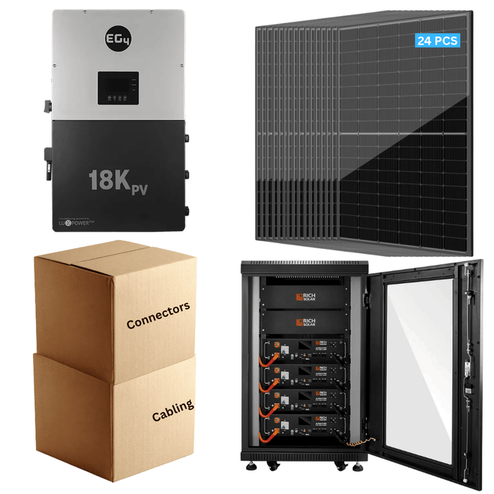 EG4 HOME Ultra Kit - 10.56kW Solar + 20.48kWh Battery | Complete Solar Hybrid Kit
