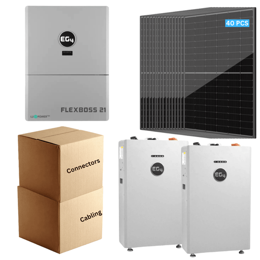 EG4 TITAN 17.6kW Solar + 32kWh Battery Complete Solar Hybrid Kit