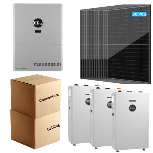 EG4 TITAN 22.00kW Solar + 48kWh Battery Complete Solar Hybrid Kit