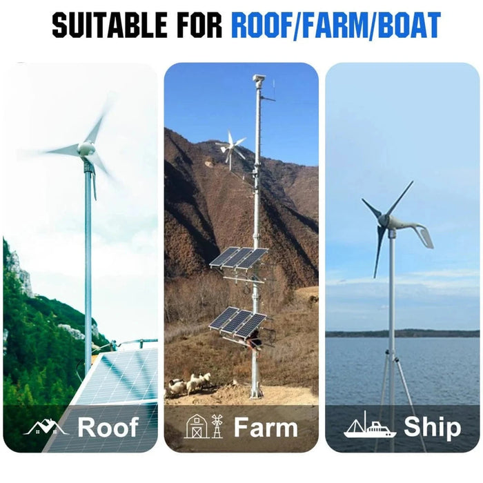 Eco-Worthy | 1000W 24V 400W Wind+6x100W Solar Solar Wind Hybrid Kit